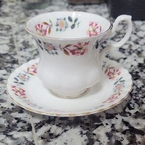Royal Albert Bone China Teacup with Floral Design